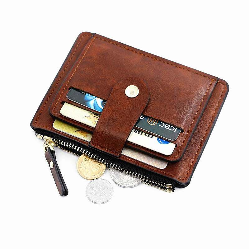 Travel Leather Men Wallets Women Credit Card Holder Cover