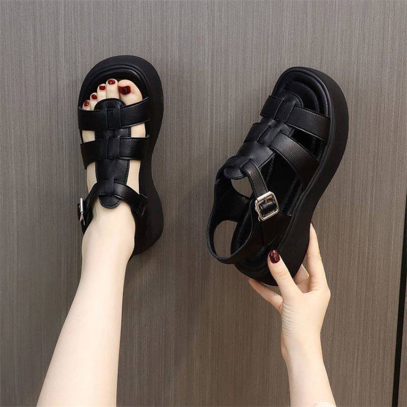 shoeswomen一字式扣带露