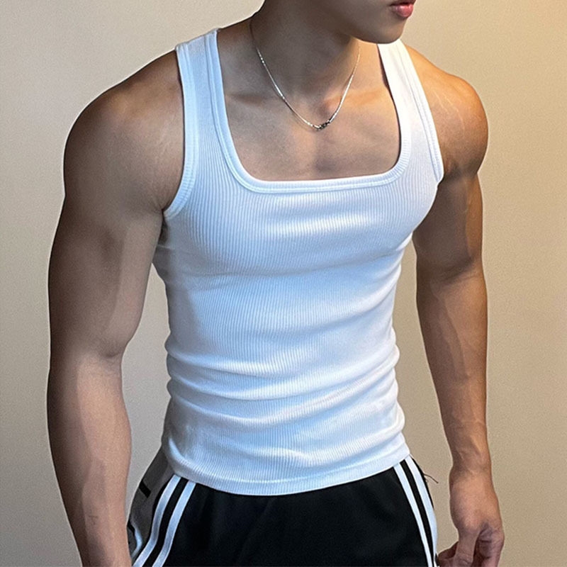 menclothes跨境美式螺纹