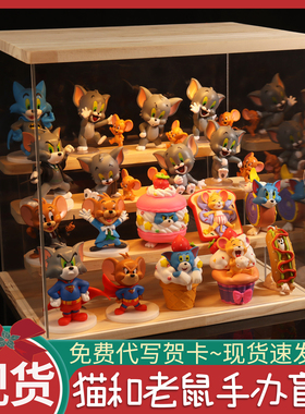 猫和老鼠摆件周边手办盲盒玩具汤姆和杰瑞生日礼物杰克新年礼物