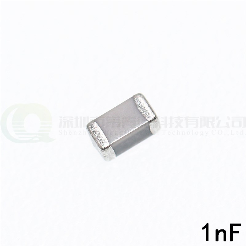 50个 贴片电容1206 1000pF 1nF 50V/1KV/2KV 102J 5% NPO COG高频