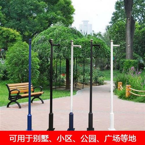 监控杆2.5/3/3.5/4/5/6米支架不锈钢杆子枪机监控立柱社区立杆