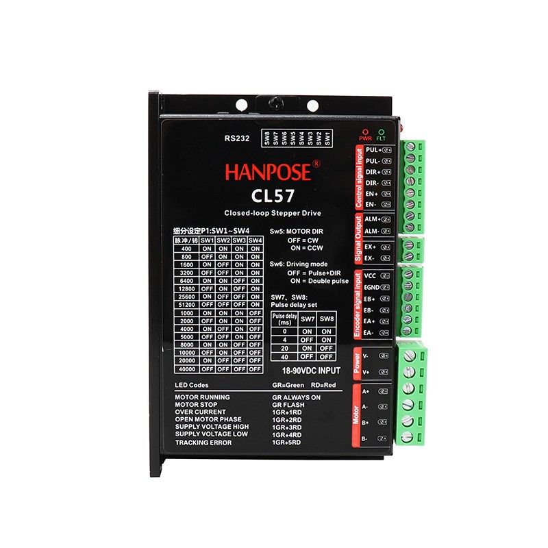 现货CL57直流闭环步进电机驱动器  两相闭环马达 控制板 厂家现货