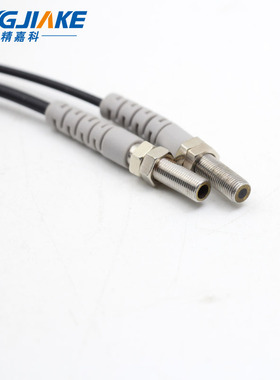 M4微型对射激光传感器BJT04-20N聚光型对照红外光电开关可见红光