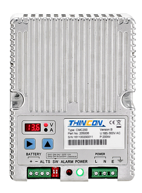 凯迅CMA90柴油发电机铅酸蓄电池12V24V浮充BC7031A智能起动充电器