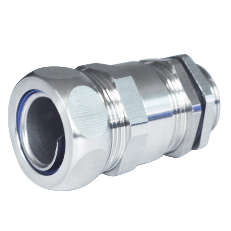 304不锈钢带锁紧金属软管接头RG包塑软管电缆线管格兰头防水葛兰