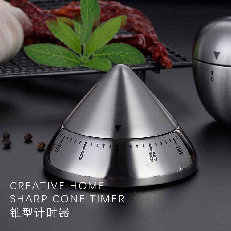 厨房时间提醒器定时器机械不锈钢计时器闹钟闹铃