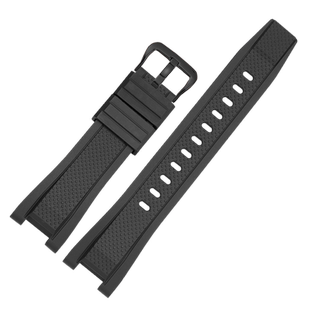 适配卡西欧钢铁之心硅胶手表带GSTB100/W300/400G/S310/410橡胶带