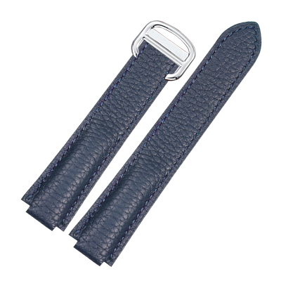 适配卡地亚蓝气球真皮手表带男女