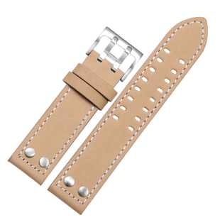 适配汉米尔顿原装真皮手表带 男汉密尔顿经典卡其航空牛皮带22mm