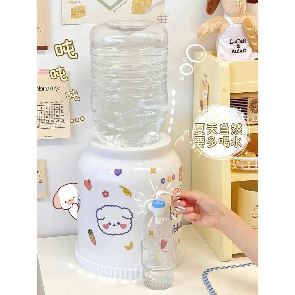 桌面小型饮水机矿泉水桶装水饮水器简约家用学生宿舍喝水神器可爱