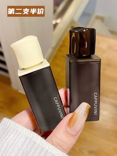 Коричневый янтарный блеск для губ, матовый бальзам для губ, помада, на каждый день, полупрозрачная растушевка