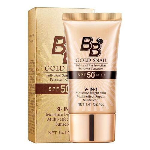 Liquid foundation BB霜跨境遮瑕粉底液防晒黄金蜗牛直销玻尿酸