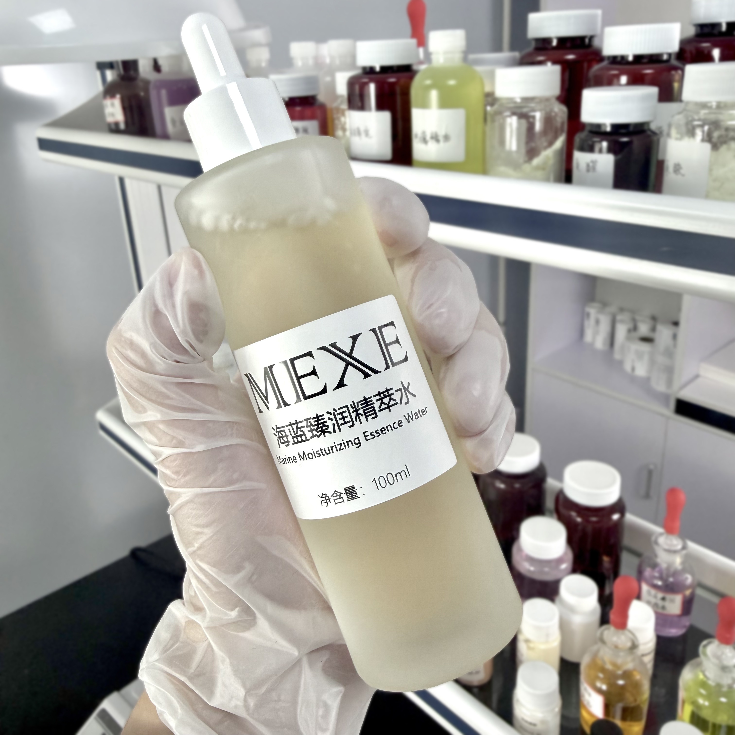 mexe美科思海蓝臻润精粹水精华水保湿水润温和无刺激液态精华高端