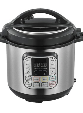 美规110V电压力锅Pressure cooker英文跨境电商家用6升压力锅现货