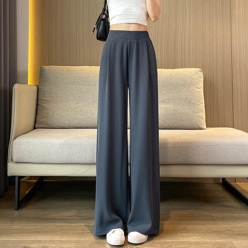 冰丝阔腿裤女春秋2026新款爆款西装休闲女裤垂感大码夏季薄款裤子