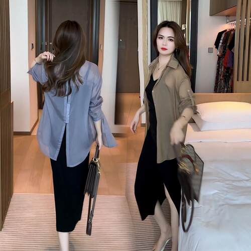 女装防晒外披夏款2025今年流行新款休闲洋气质轻薄时尚小个子外套