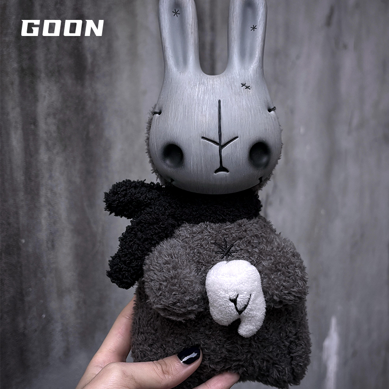 GOON & Trashe垃圾幽灵兔子毛绒兔子挂件手工制作潮玩摆件DIY礼物,模玩/动漫/周边/娃圈三坑/桌游,艺术家手办/潮玩雕像,淘宝优惠券,粉丝福利购,淘宝优惠卷