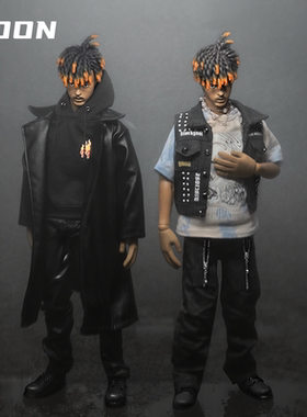 GOON原创1/6果汁Juice Wrld嘻哈说唱可动人偶手办摆件兵人玩具