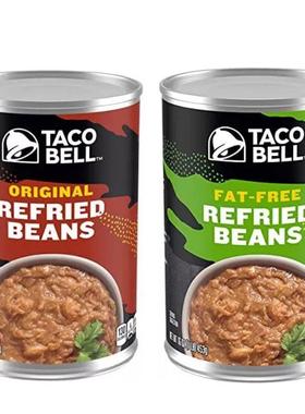TACO BELL REFRIED BESANS 美国进口塔克贝尔炒豆酱黑豆酱453G