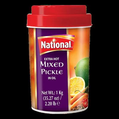 National extra hot mixed pickle 1kg巴基斯坦辣味混合泡菜 包邮