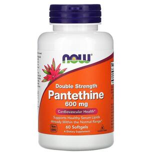 美国 Now Foods pantethine双倍泛硫乙胺活性泛酸600mg60粒装