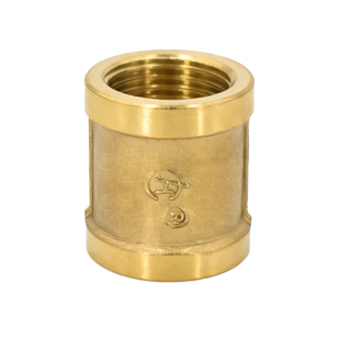 铜内丝接头管古六角通心内接变径直接1/2/3变4分6分1寸2寸 管配件