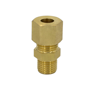 加厚铜卡套接头直接弯头高压加湿器铜纺织机配件 1/2/3/4分卡铜管