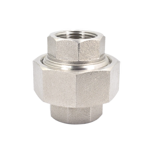 不锈钢304球面活接内丝螺纹锥形免垫硬密封高温高压油任DN15/20接