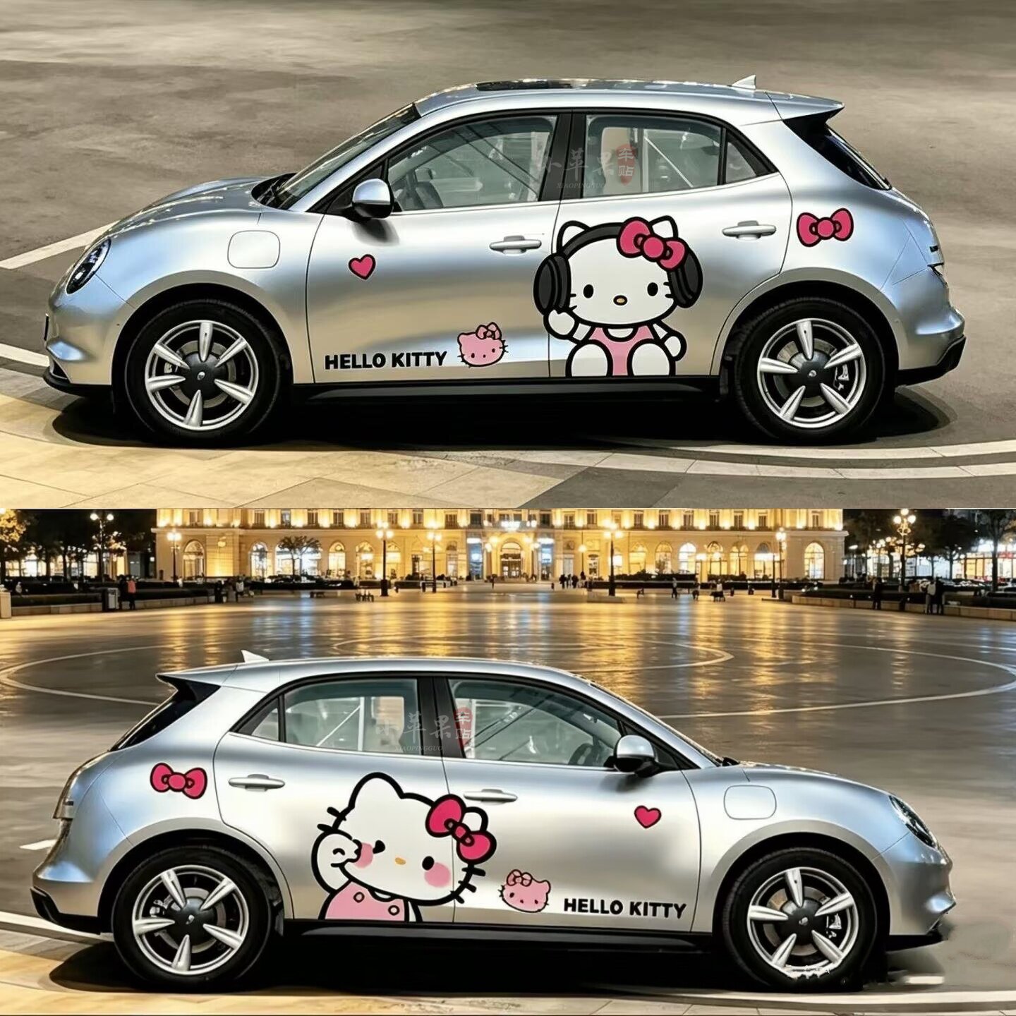 欧拉好猫HelloKitty车身图片