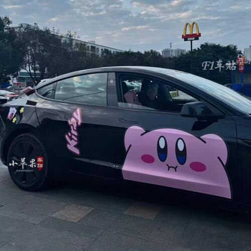 特斯拉Model3车身拉花极