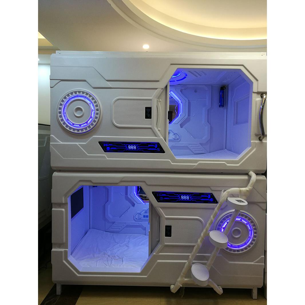 双人太空舱床胶囊房宾馆酒店设备上下床学生宿舍床舱式睡眠床厂家