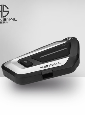 外星蜗牛新款摩托车头盔蓝牙耳机长续航降噪骑行多人对讲机车防水