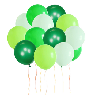 5寸10寸18 36寸森系深浅绿色气球牛油果绿幼儿园学校开学布置装饰