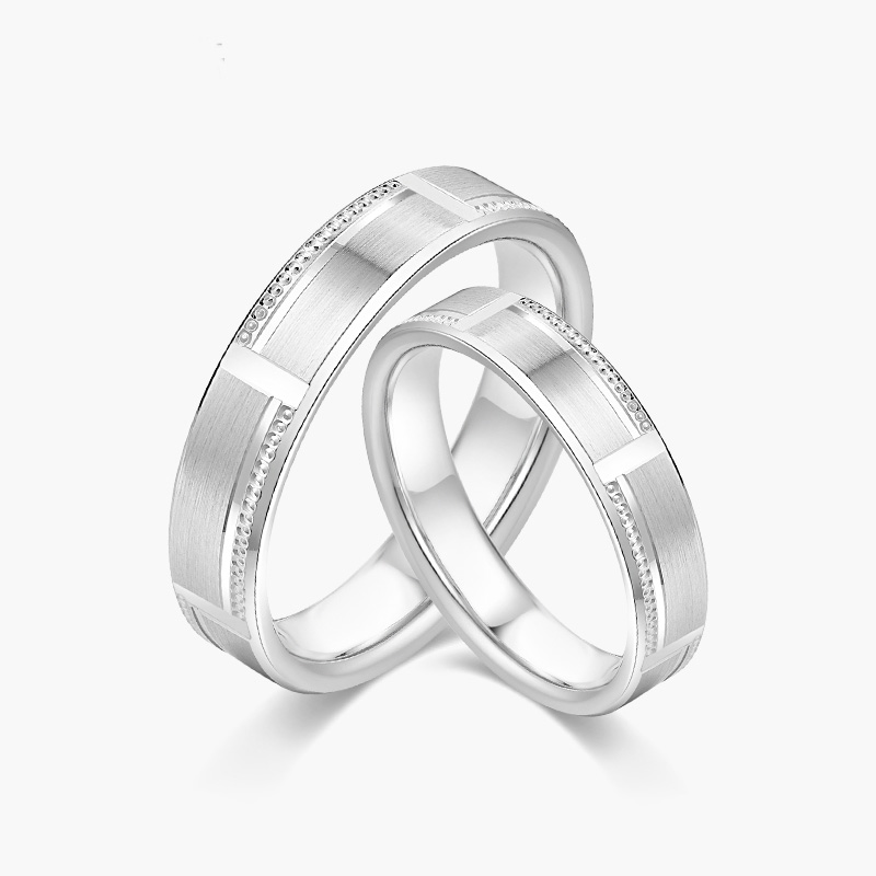 【特惠】PT950铂金情侣对戒正品