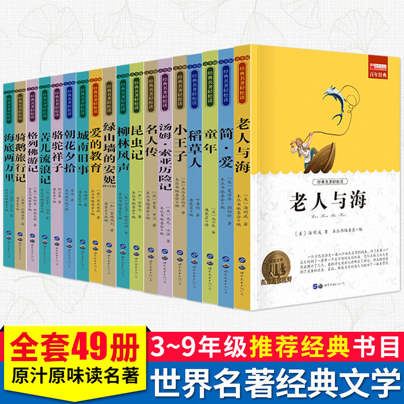 老师推荐世界名著原著正版初中生学生必读课外书小学生四五六年级阅读老人与海简爱骆驼祥子童年钢铁是怎样炼成的草原上的小木屋使用感如何?