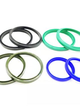 原装进口NOK刮油防尘LBI墨绿色聚氨酯注塑机往复运动PU尘封密封圈