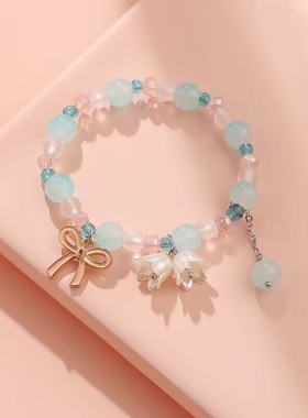 铃兰花手链女清新甜美款