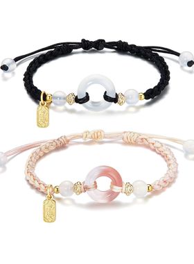 小众情侣手链手工编织礼物