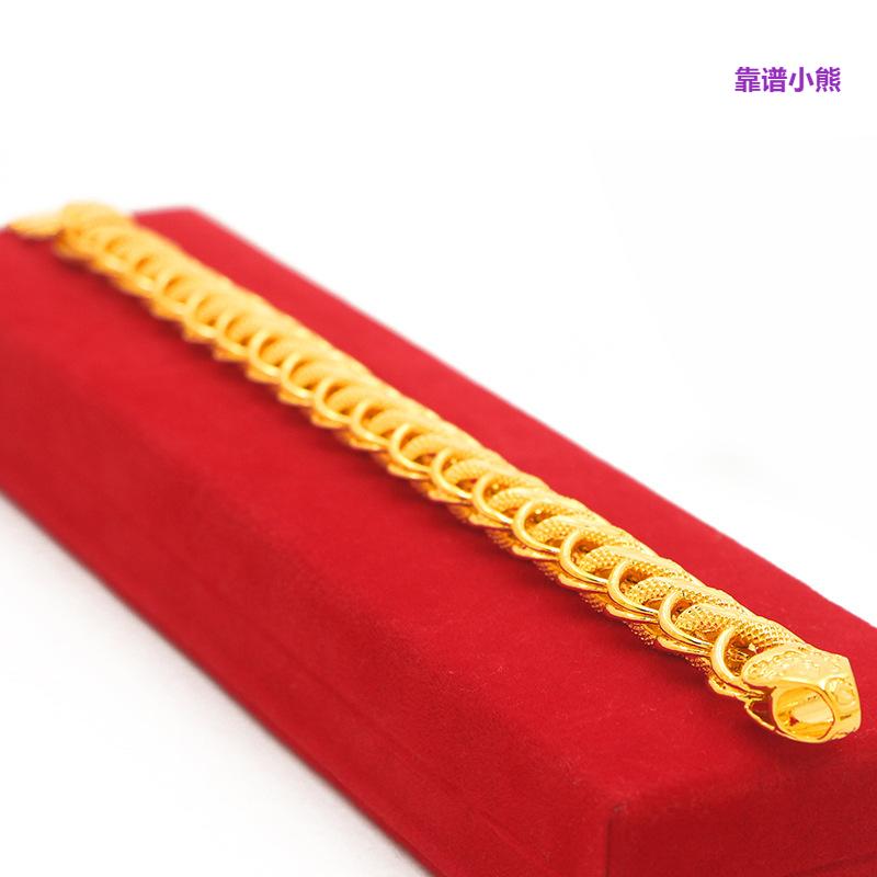 福字头泰国手链男女士仿越南沙金