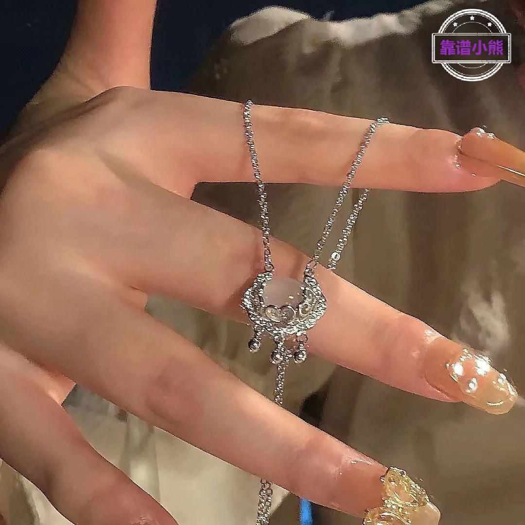 [特价包邮.】平安锁项链女镀银