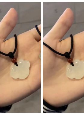 新中式小众编织铃铛项链