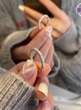 肌理开口戒指女高级感轻奢冷淡风