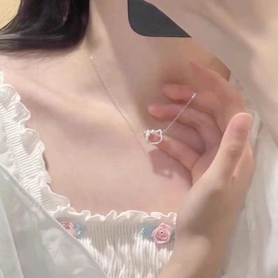 2025三丽鸥kitty猫闪钻珍珠吊坠