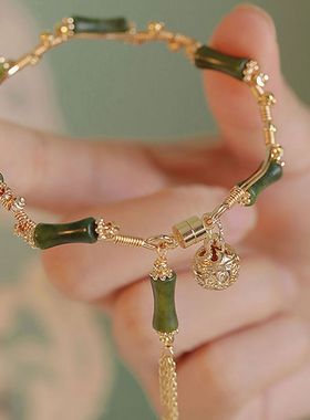 新中式竹节手镯复古手链