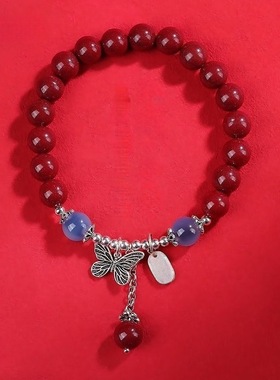 珠沙手链女显白转运珠红饰