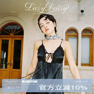 蕾丝镂空花边法式 Gianna系列 吊带睡裙女性感亲肤睡衣 Daisy Lazy