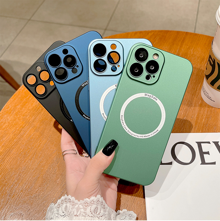 适用苹果16/15/14/13promax磨砂手机壳iPhone12全包镜头防尘网11PC保护套Magsefe磁吸充电14plus防摔抗指纹