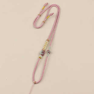 高级玉石吊坠挂绳翡翠黄金玉佩蜜蜡平安扣挂绳和田玉绳子手工编织