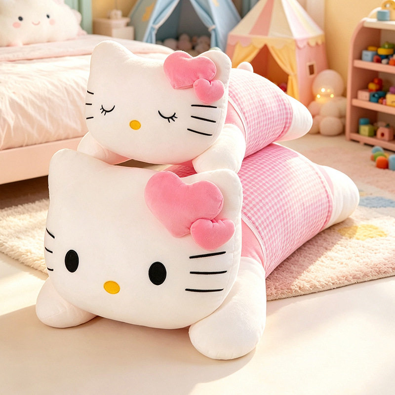 HelloKitty凯蒂猫毛绒长条抱枕